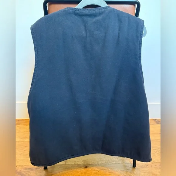 AllSaints Reversible Sherpa Fleece Vest (Sz XL) - Picture 4 of 4